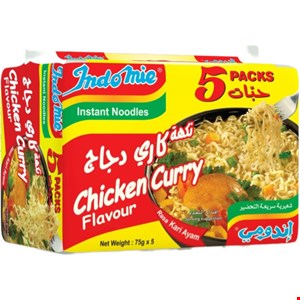   نودل فوری با طعم مرغ و ادویه کاری اندومی 75گرمی